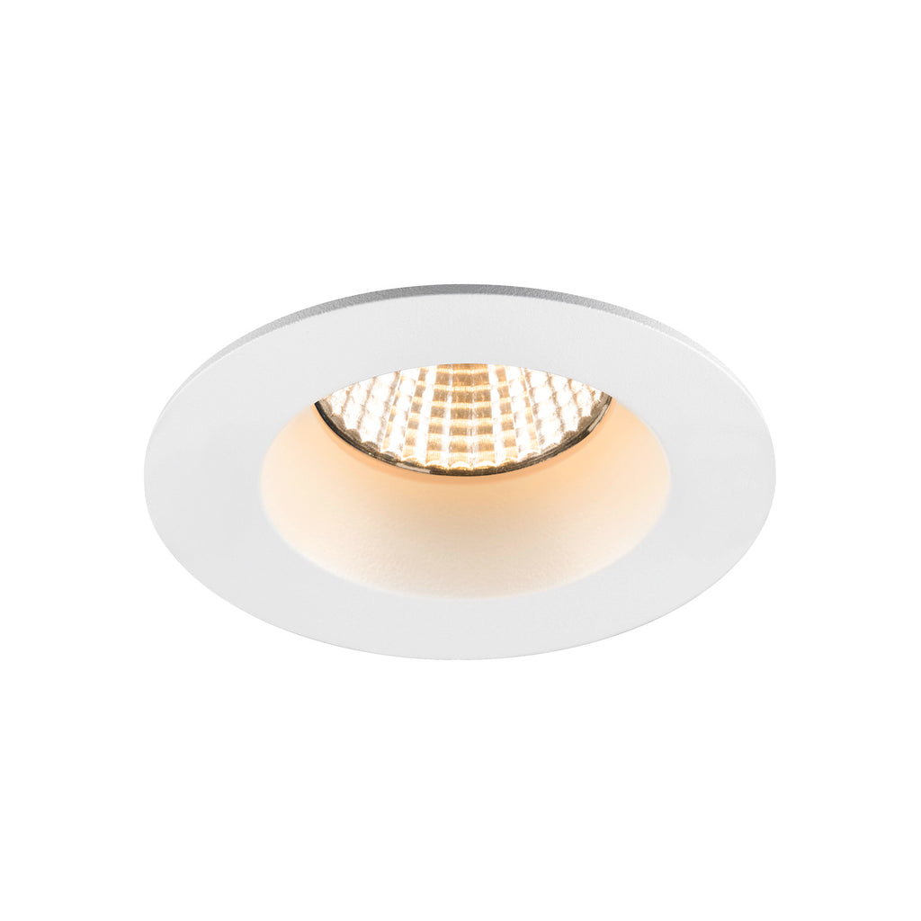 NEW TRIA® UNIVERSAL 68, Deckeneinbauleuchte, 2500/3000/4000 K, 38°, IP 20 / IP 65, rund, weiß