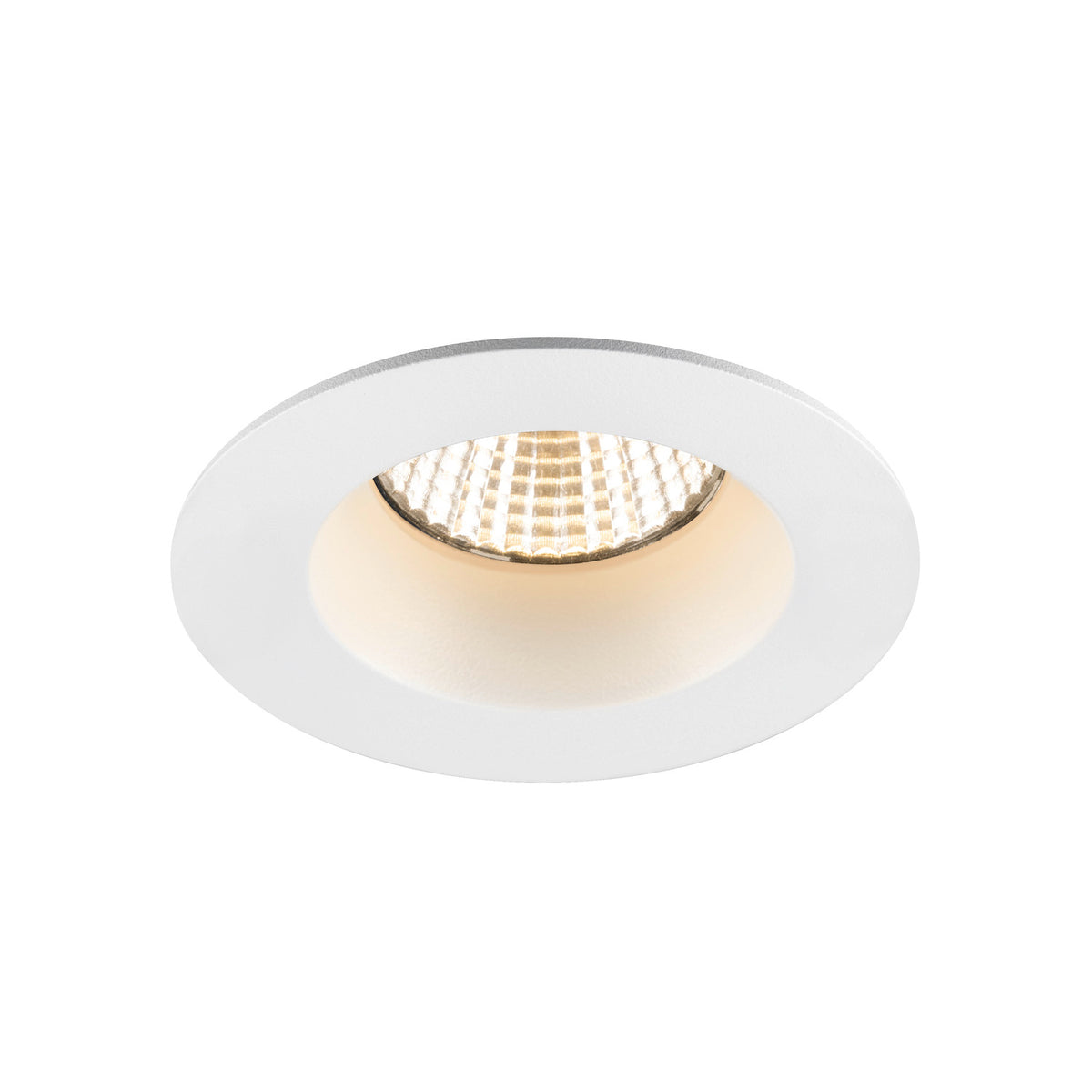 NEW TRIA® UNIVERSAL 68, Deckeneinbauleuchte, 2500/3000/4000 K, 38°, IP 20 / IP 65, rund, weiß