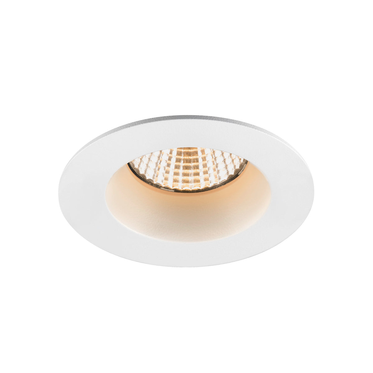 NEW TRIA® UNIVERSAL 68, Deckeneinbauleuchte, 2500/3000/4000 K, 38°, IP 20 / IP 65, rund, weiß