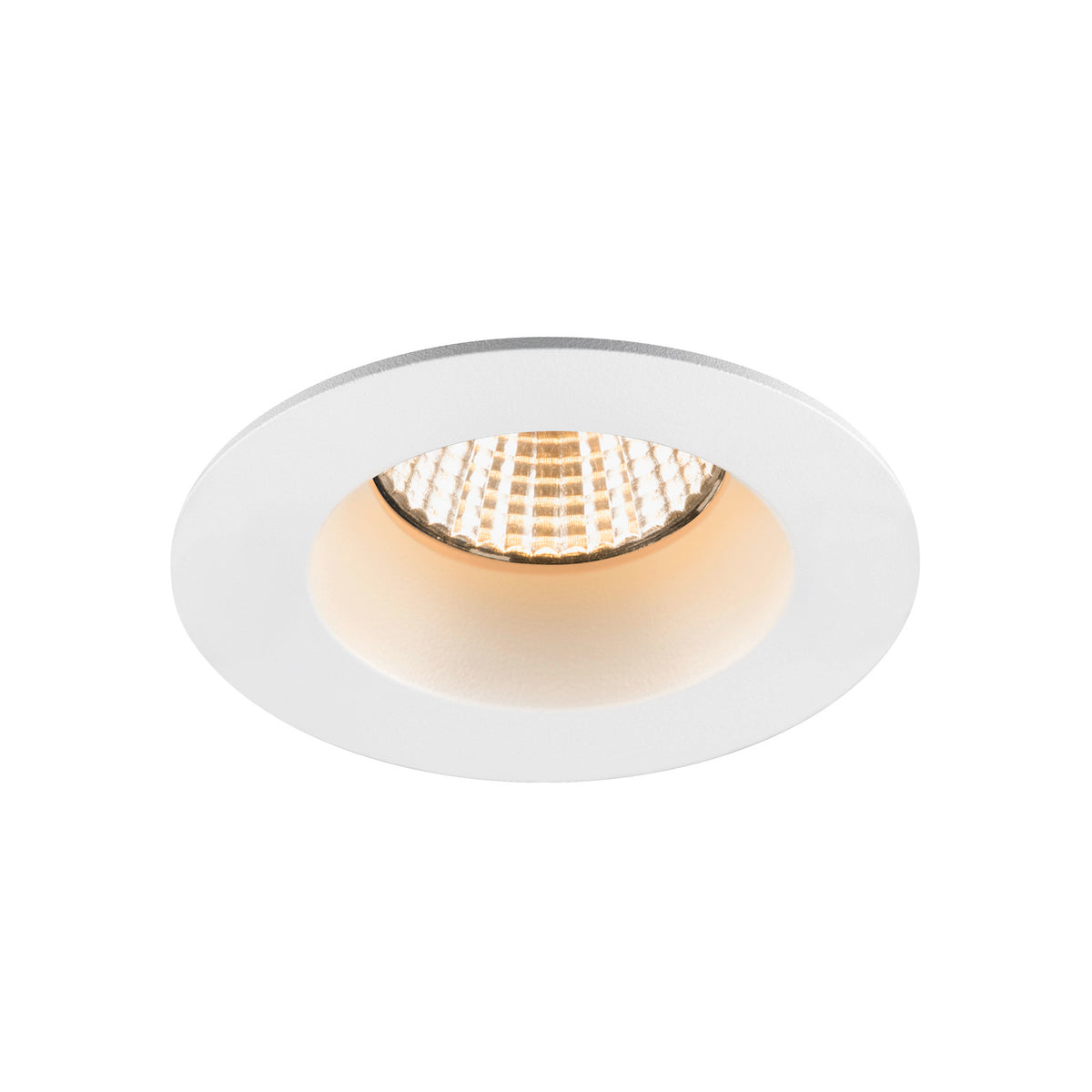 NEW TRIA® UNIVERSAL 68, Deckeneinbauleuchte, 2500/3000/4000 K, 38°, IP 20 / IP 65, rund, weiß