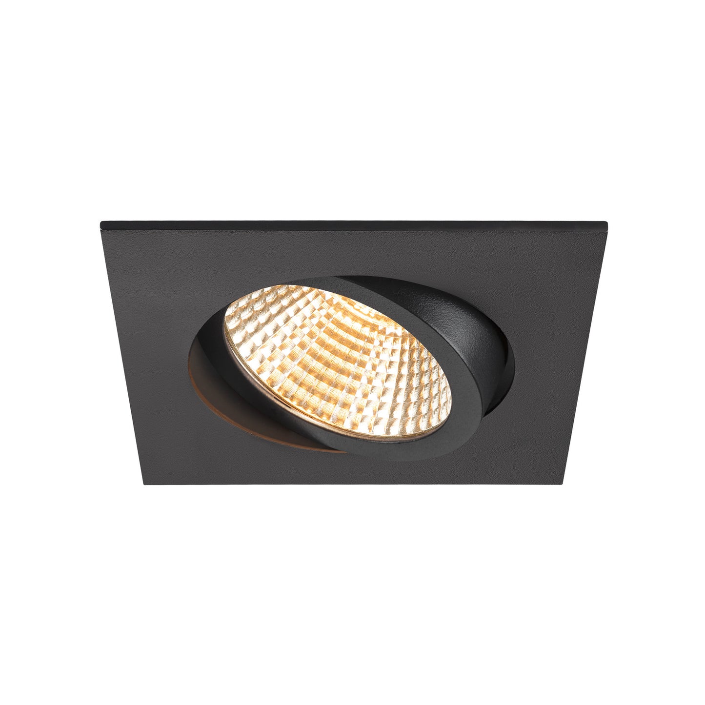 NEW TRIA® 95, Deckeneinbauring, L: 11 B: 11 H: 2.6 cm, IP 20, schwarz