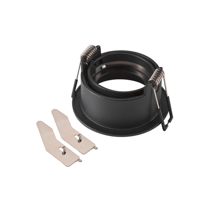 NEW TRIA® 68, Deckeneinbauring, vertieft, D: 8.2 H: 4.4 cm, IP 20, schwarz
