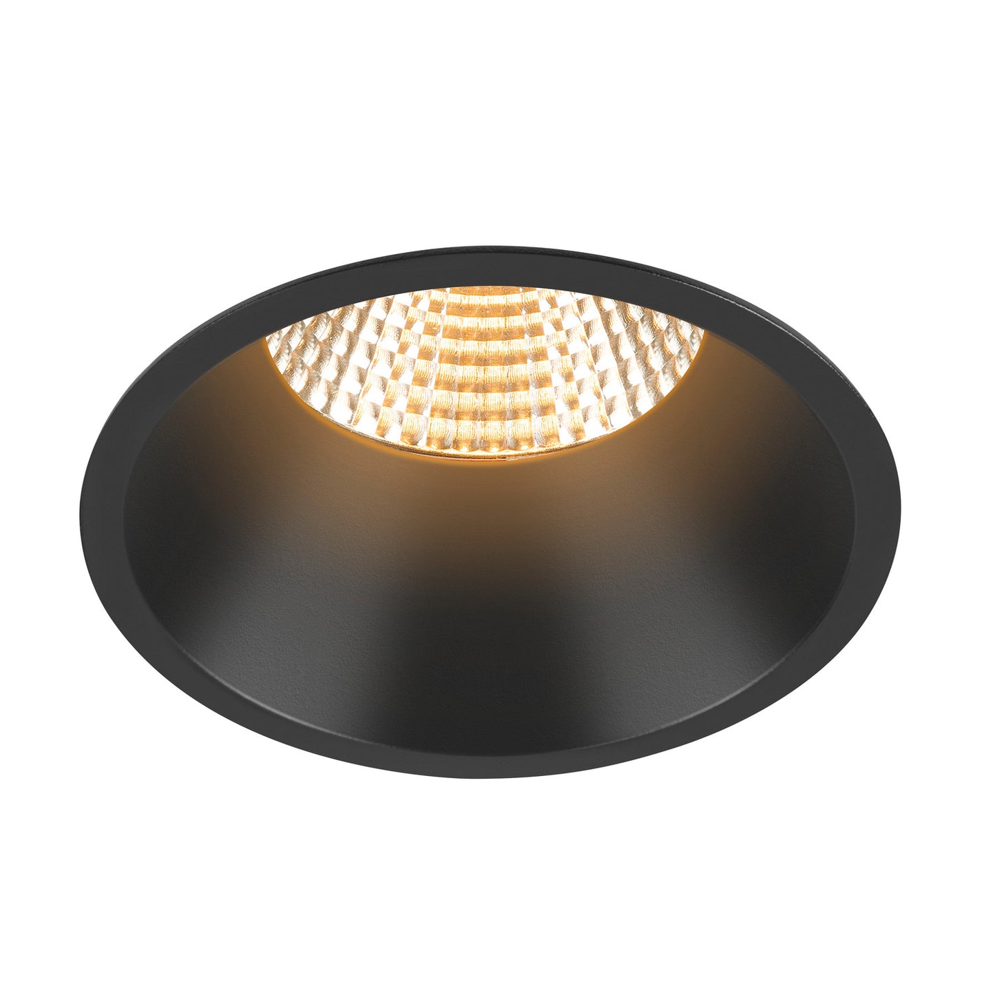 NEW TRIA® 95, Deckeneinbauring, vertieft, D: 10.3 H: 5.5 cm, IP 20, schwarz