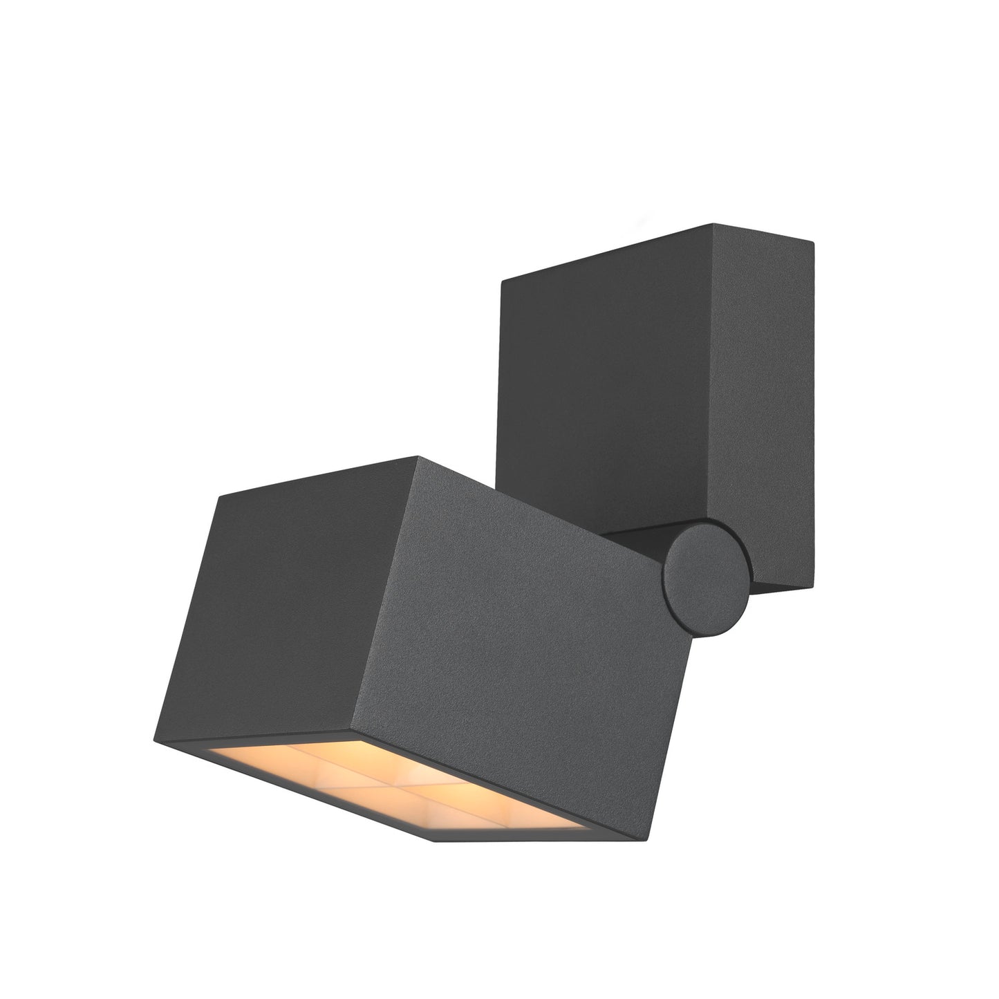 S-CUBE, Wand- und Deckenaufbauleuchte, 2700/3000 K, 15 W, PHASE, 80°, anthrazit