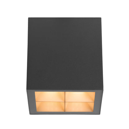 S-CUBE, Deckenaufbauleuchte, 2700/3000 K, 15 W, PHASE, 80°, anthrazit