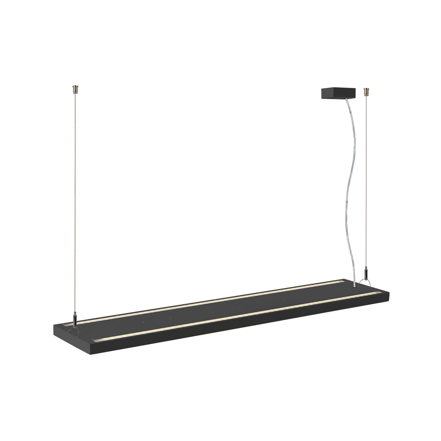 WORKLIGHT PRO 120, Pendelleuchte, 120 cm, 4000 K, DALI, Touch, schwarz