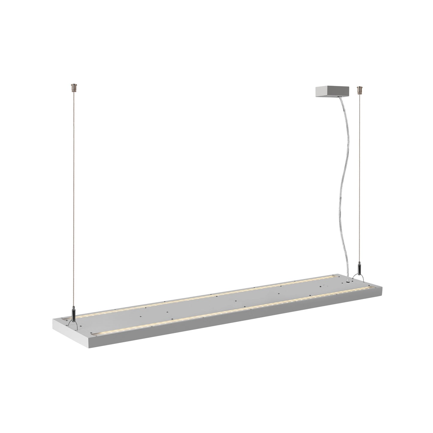 WORKLIGHT PRO 120, Pendelleuchte, 120 cm, 4000 K, DALI, Touch, grau