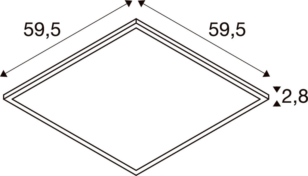 PANEL V 600, 34 W 830/840