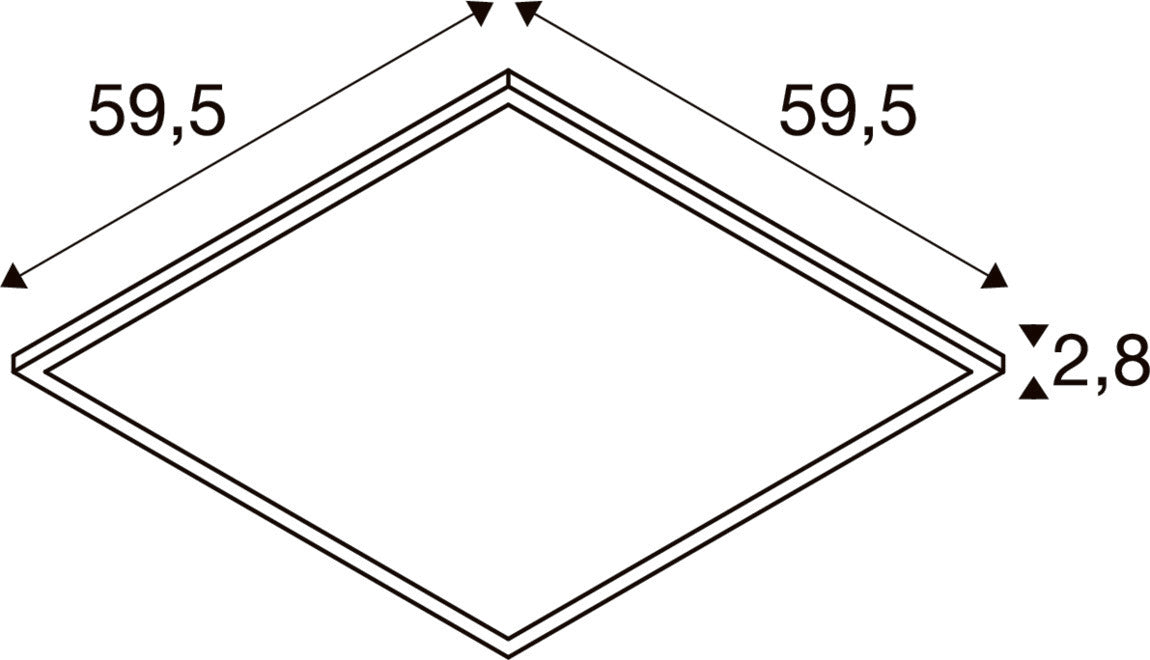 PANEL V 600, 34 W 830/840