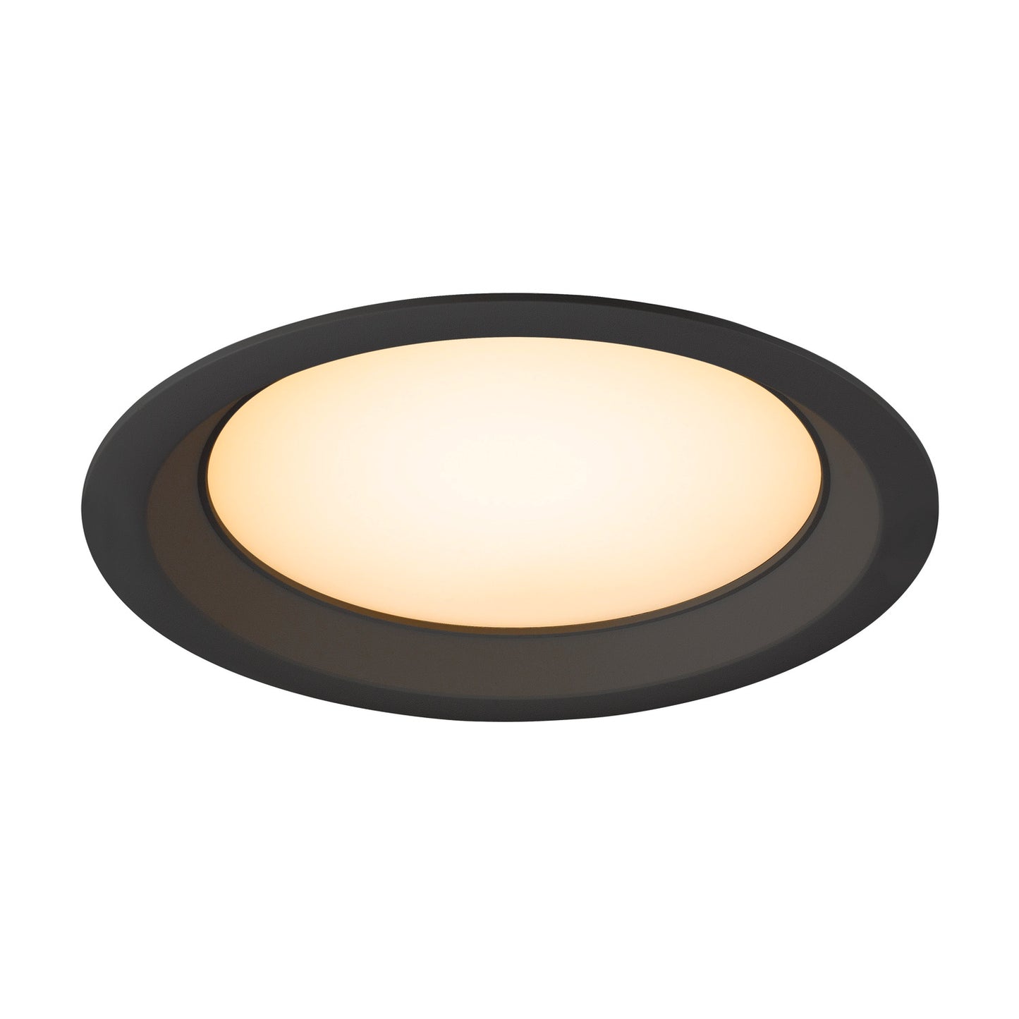 DOWNLIGHT V 200, leicht versenkte Abdeckung schwarz