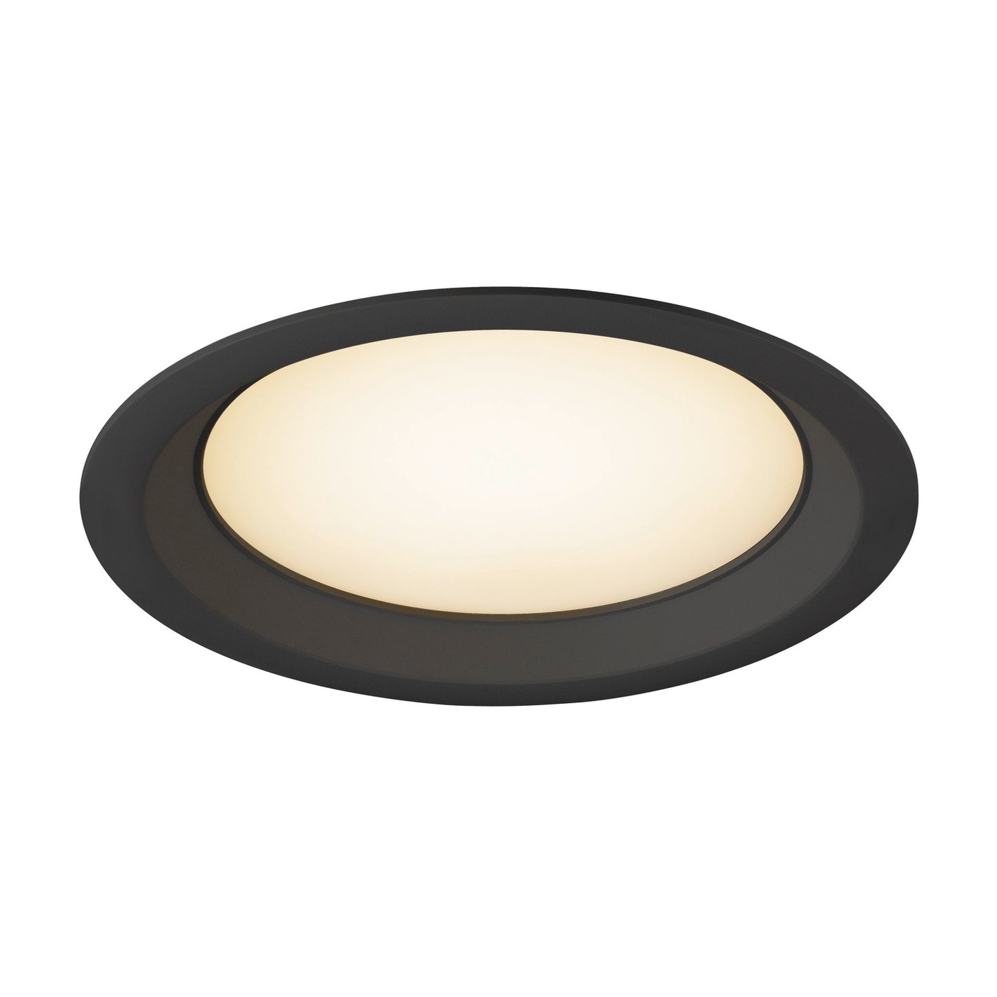 DOWNLIGHT V 200, leicht versenkte Abdeckung schwarz