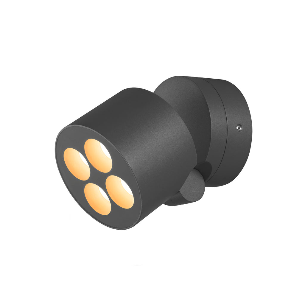 R-CUBE, Wand- und Deckenaufbauleuchte, 2700/3000 K, 15 W, PHASE, 70°, anthrazit