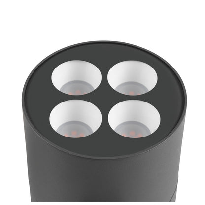R-CUBE, Wand- und Deckenaufbauleuchte, 2700/3000 K, 15 W, PHASE, 70°, anthrazit