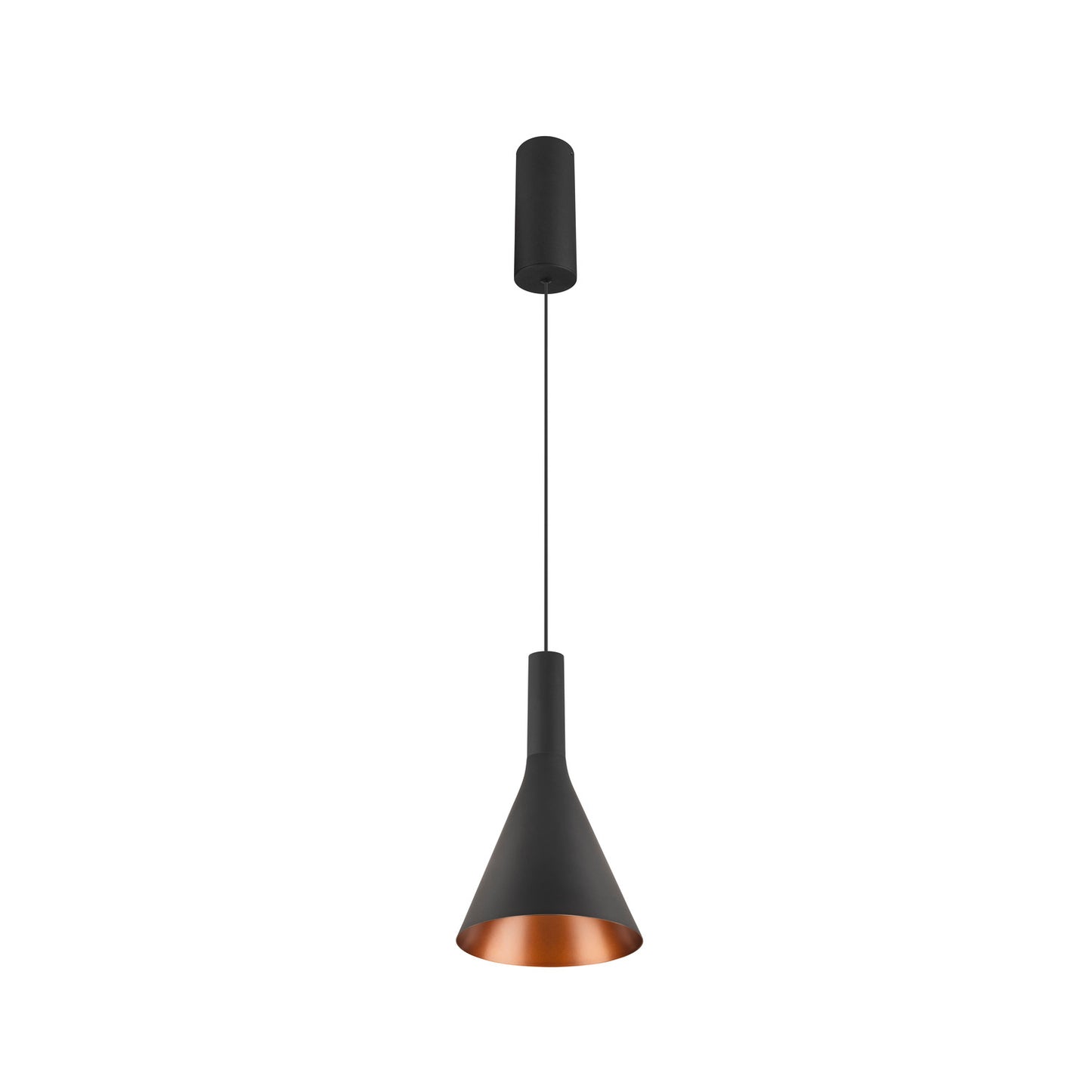 LALU® CONE 15, Leuchtenschirm, Mix&Match, H:17 cm, schwarz