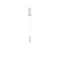 LALU®, Pendelleuchte, Led Base, Mix&Match, 150 cm, 9.5 W, 3000 K, PHASE, weiß