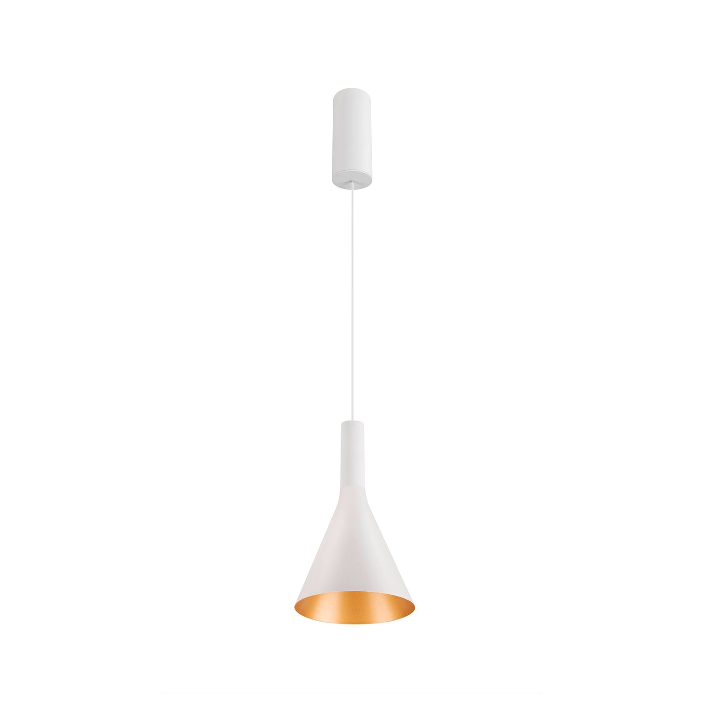 LALU® CONE 15, Leuchtenschirm, Mix&Match, H:17 cm, weiß