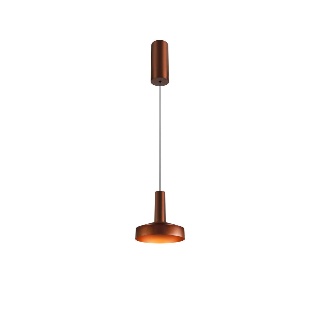 LALU®, Pendelleuchte, Led Base, Mix&Match, 150 cm, 9.5 W, 3000 K, PHASE, bronze