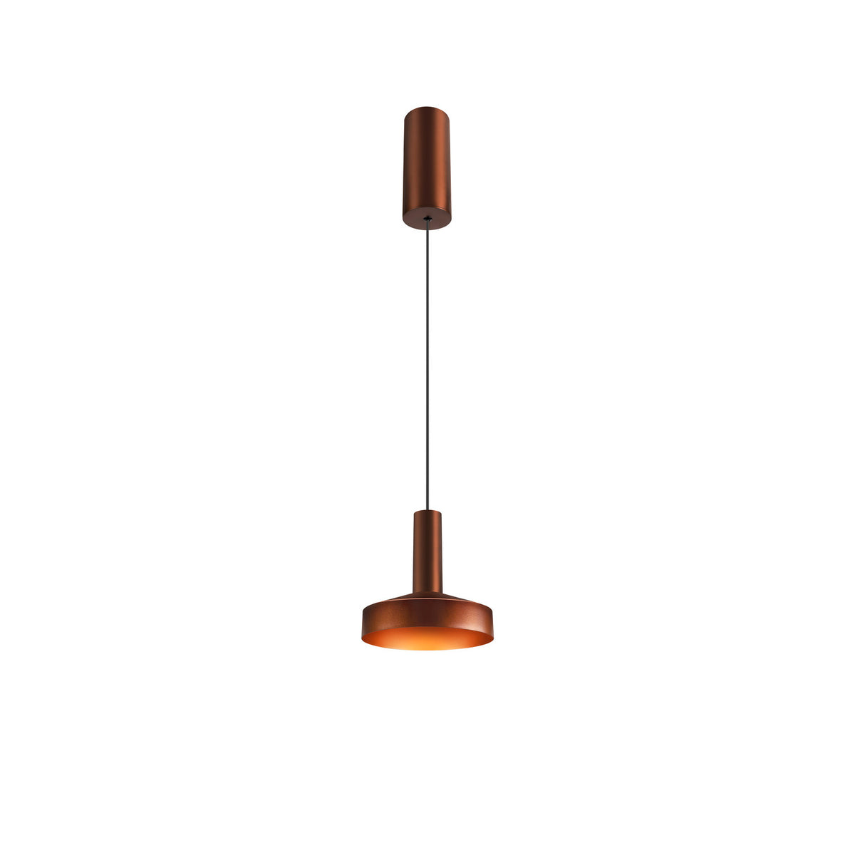 LALU®, Pendelleuchte, Led Base, Mix&Match, 150 cm, 9.5 W, 3000 K, PHASE, bronze