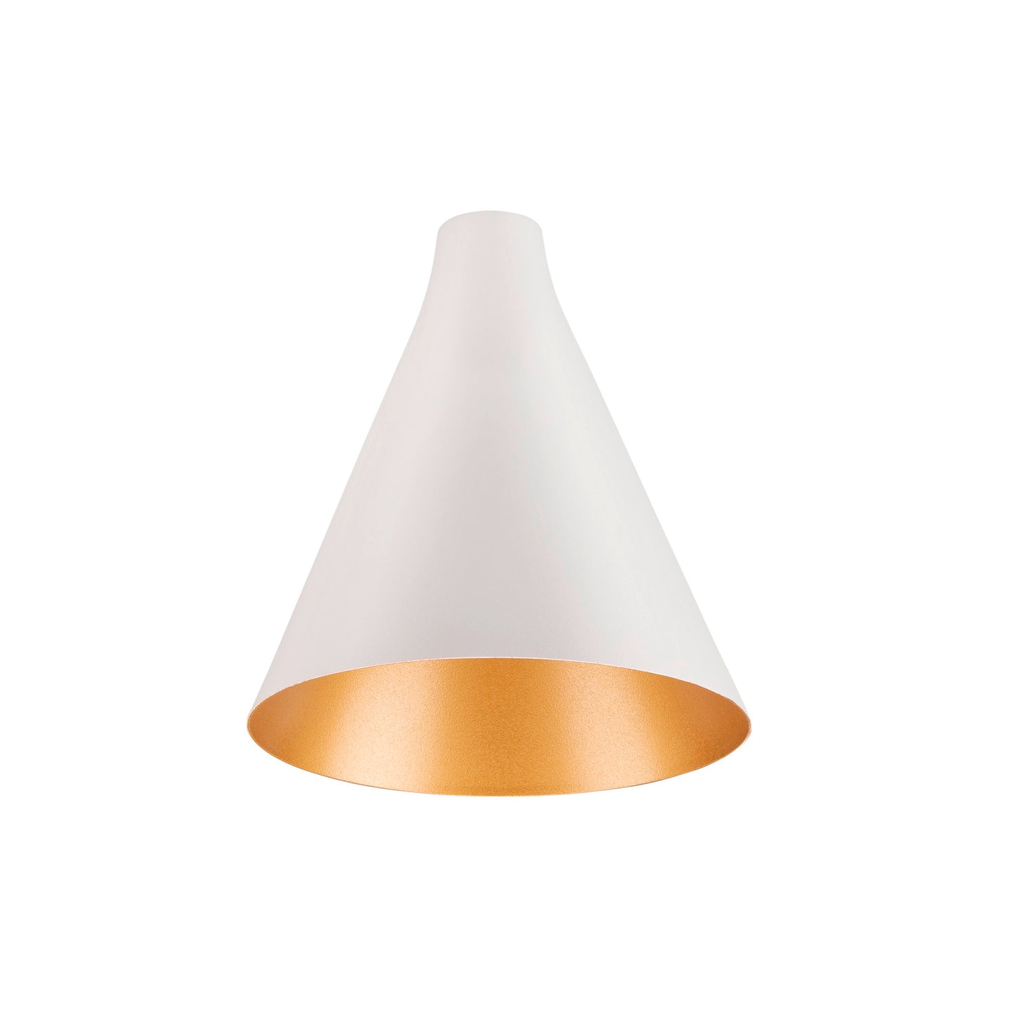 LALU® CONE 15, Leuchtenschirm, Mix&Match, H:17 cm, weiß