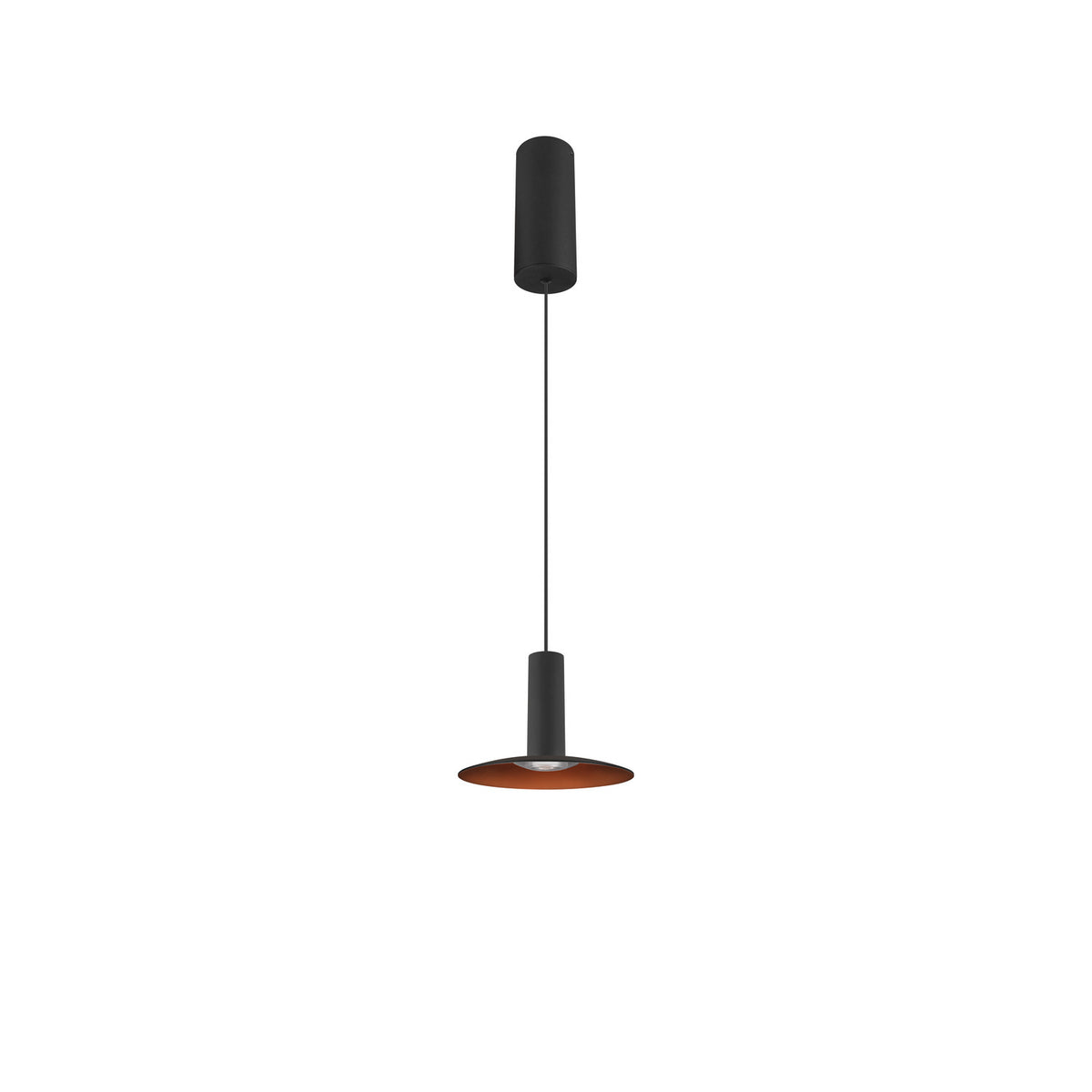 LALU®, Pendelleuchte, Led Base, Mix&Match, 150 cm, 9.5 W, 3000 K, PHASE, schwarz