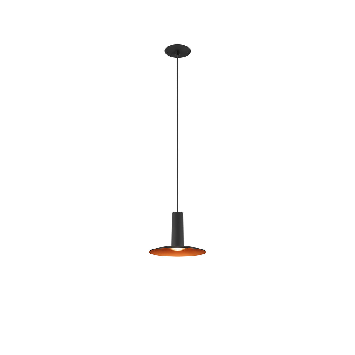 LALU®, Pendelleuchte, Led Base, Einbau, Mix&Match, 150 cm, 9.5 W, 3000 K, PHASE, schwarz