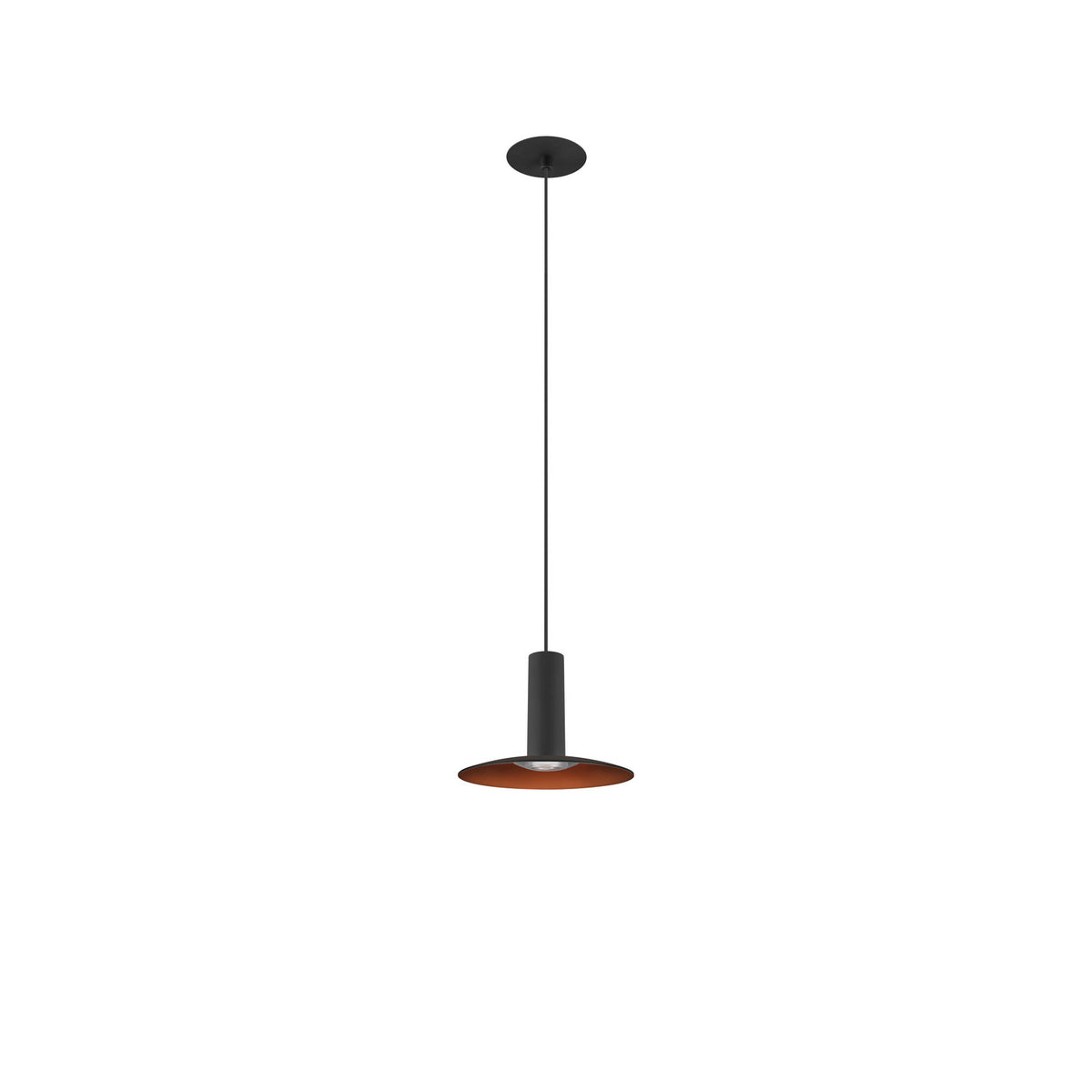 LALU®, Pendelleuchte, Led Base, Einbau, Mix&Match, 150 cm, 9.5 W, 3000 K, PHASE, schwarz