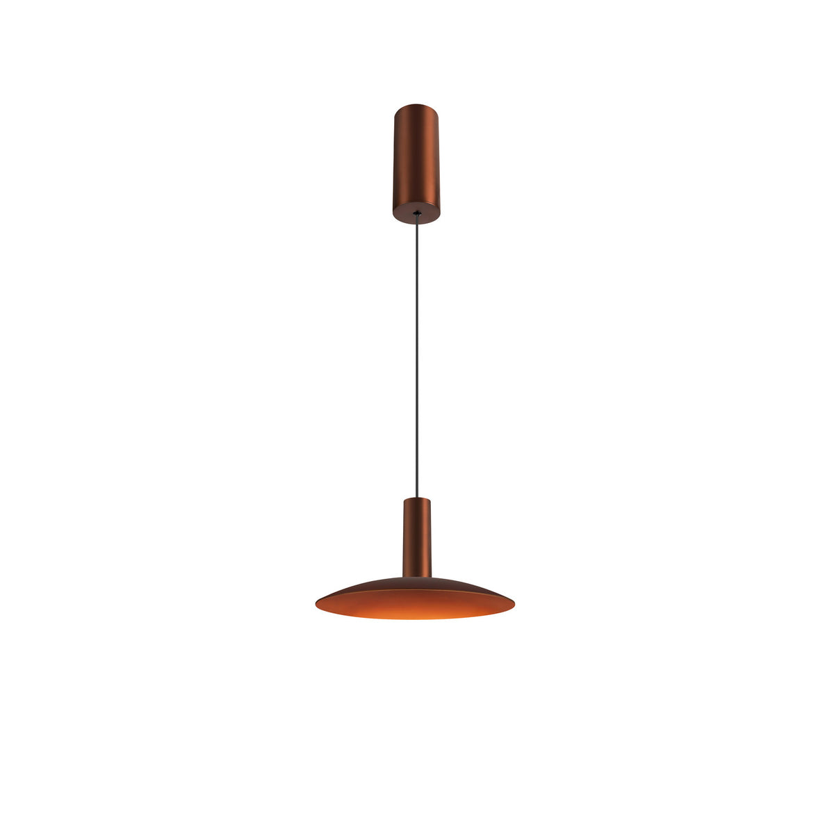LALU®, Pendelleuchte, Led Base, Mix&Match, 150 cm, 9.5 W, 3000 K, PHASE, bronze