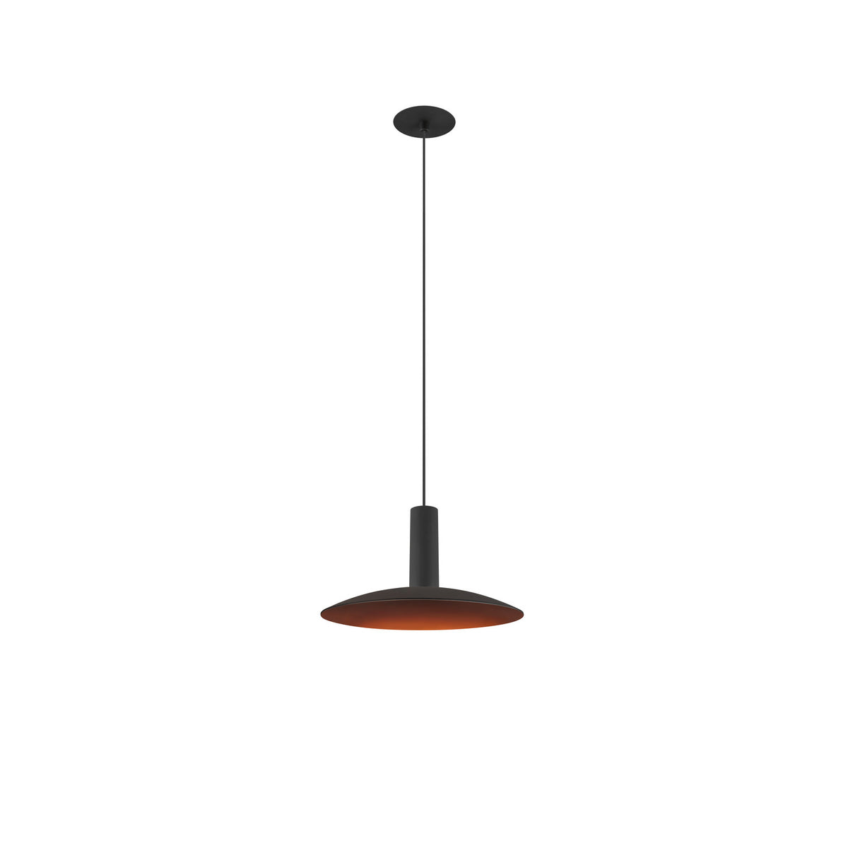 LALU®, Pendelleuchte, Led Base, Einbau, Mix&Match, 150 cm, 9.5 W, 3000 K, PHASE, schwarz