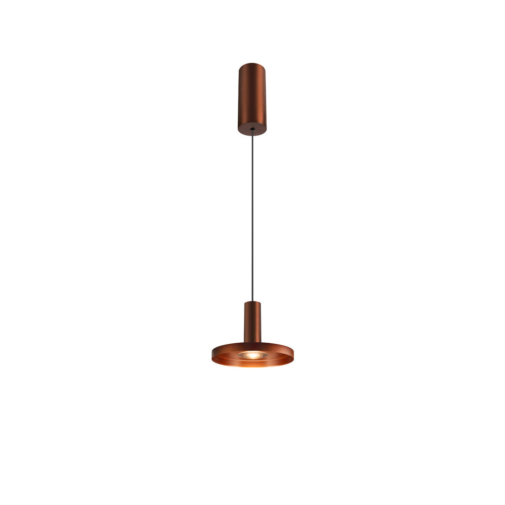 LALU®, Pendelleuchte, Led Base, Mix&Match, 150 cm, 9.5 W, 3000 K, PHASE, bronze
