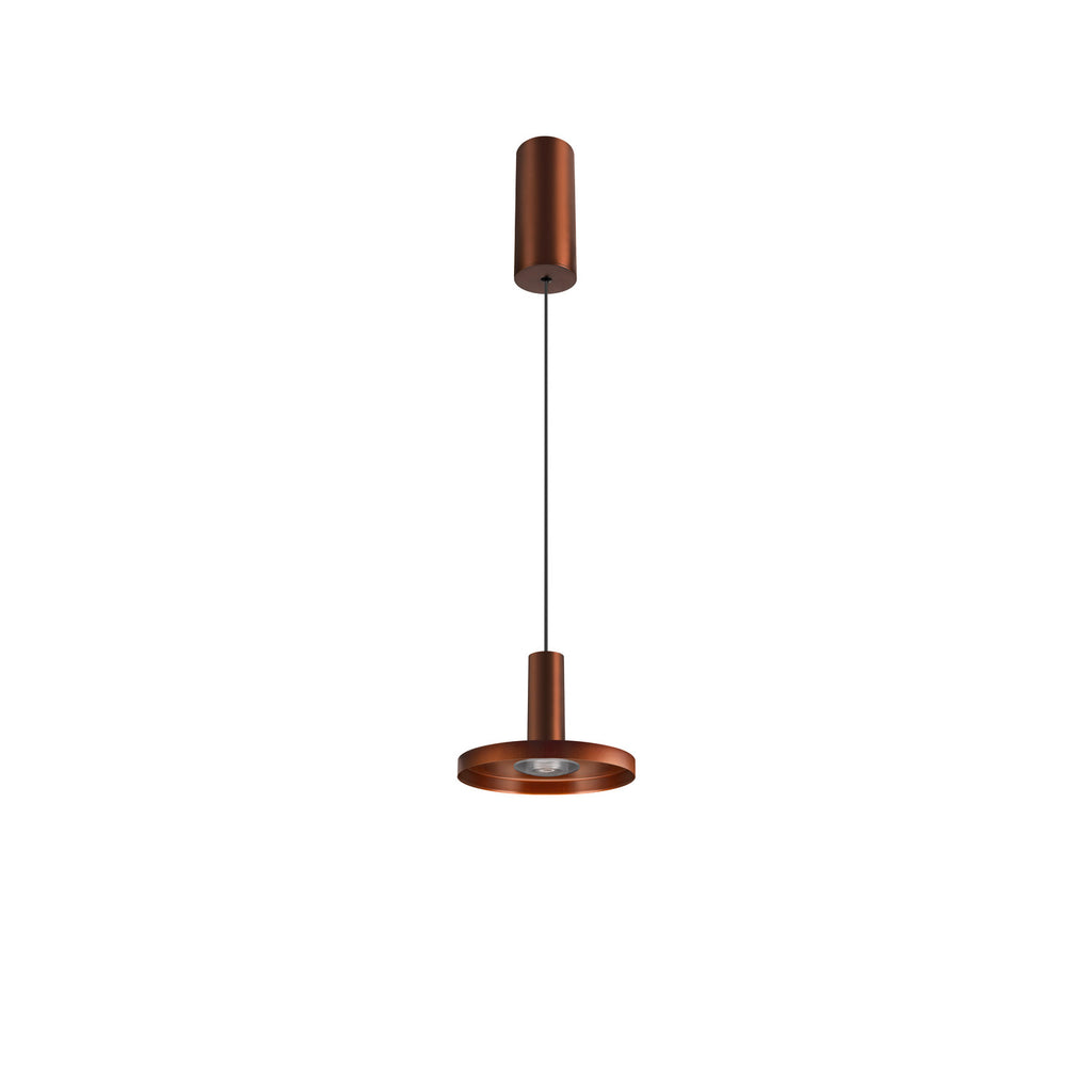 LALU®, Pendelleuchte, Led Base, Mix&Match, 150 cm, 9.5 W, 3000 K, PHASE, bronze