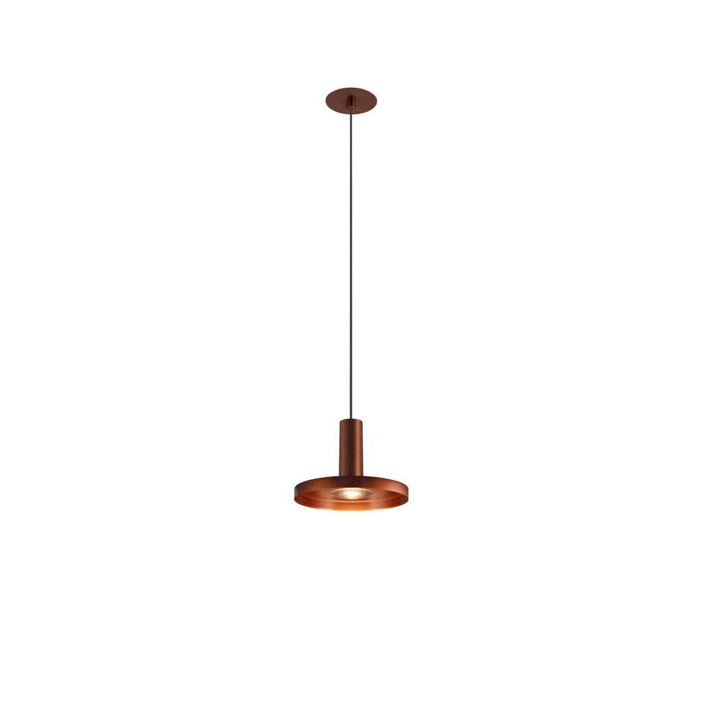 LALU®, Pendelleuchte, Led Base, Einbau, Mix&Match, 150 cm, 9.5 W, 3000 K, PHASE, bronze