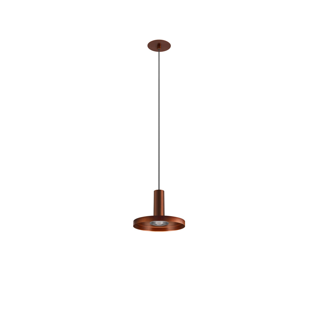 LALU®, Pendelleuchte, Led Base, Einbau, Mix&Match, 150 cm, 9.5 W, 3000 K, PHASE, bronze
