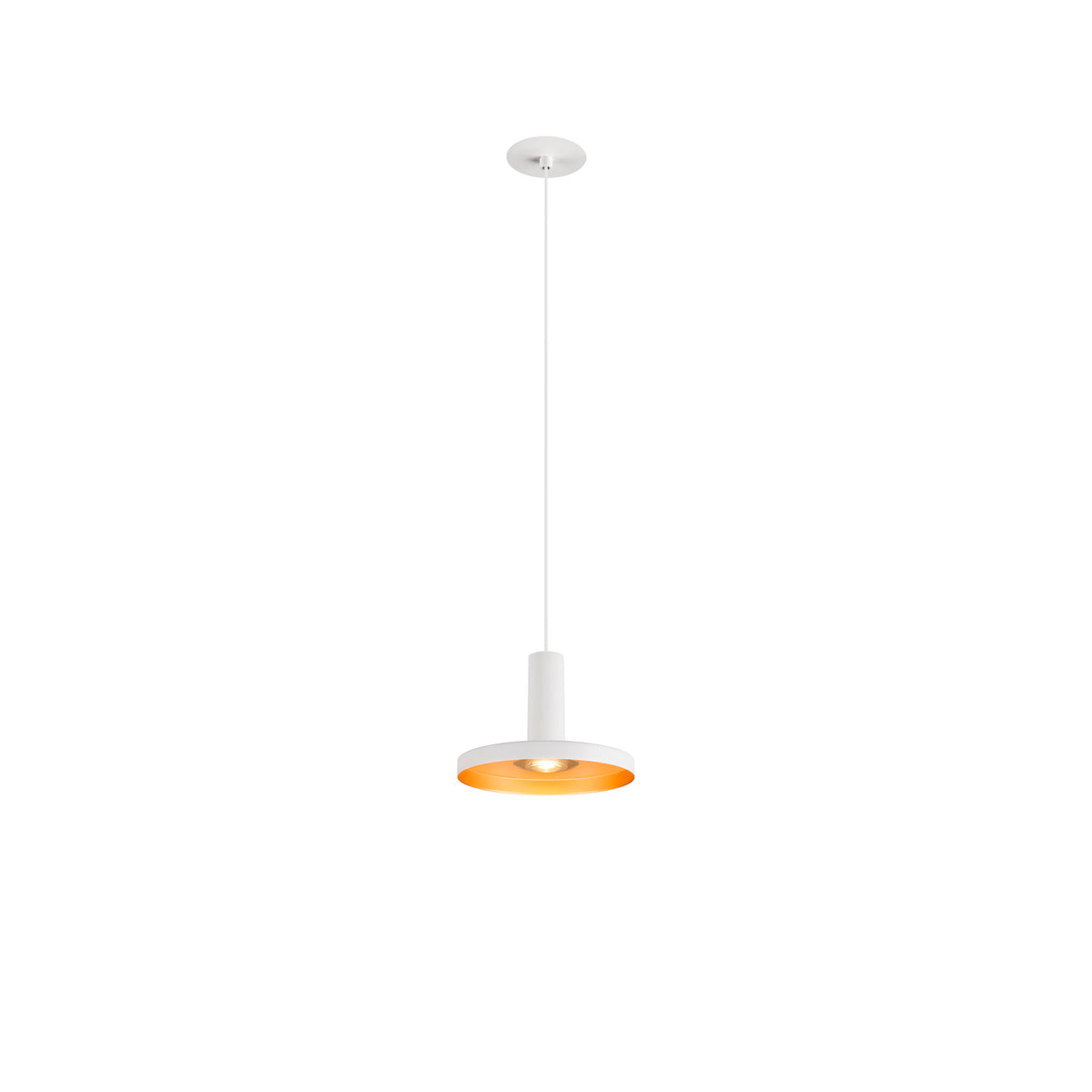 LALU®, Pendelleuchte, Led Base, Einbau, Mix&Match, 150 cm, 9.5 W, 3000 K, PHASE, weiß