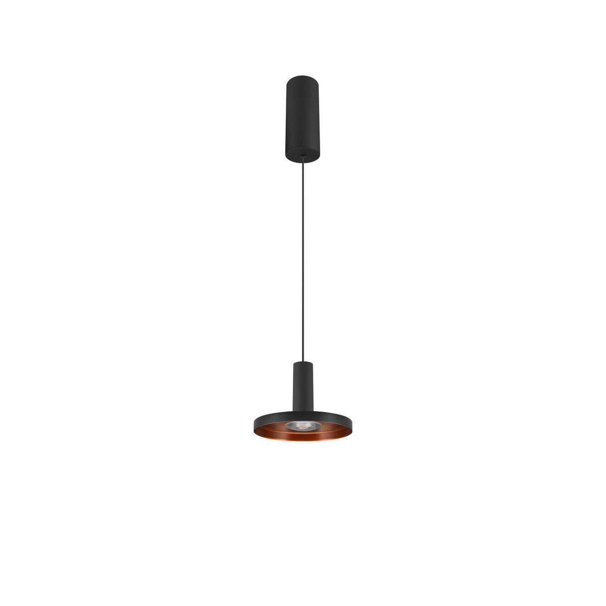 LALU®, Pendelleuchte, Led Base, Mix&Match, 150 cm, 9.5 W, 3000 K, PHASE, schwarz