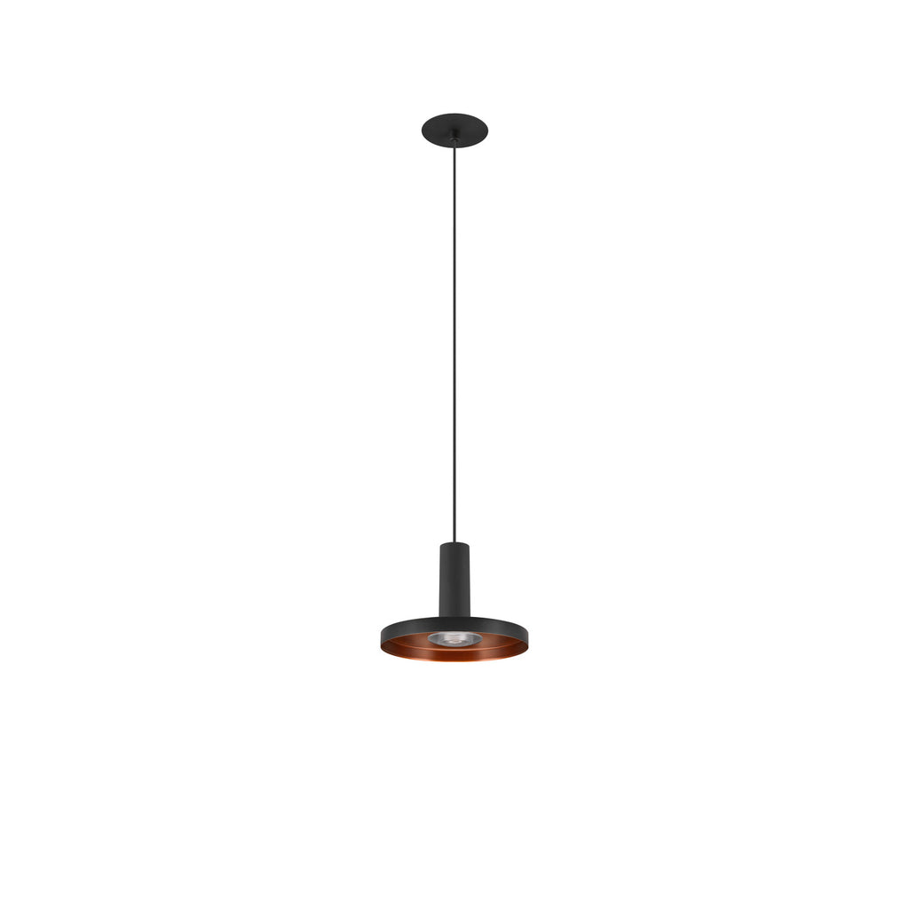 LALU®, Pendelleuchte, Led Base, Einbau, Mix&Match, 150 cm, 9.5 W, 3000 K, PHASE, schwarz