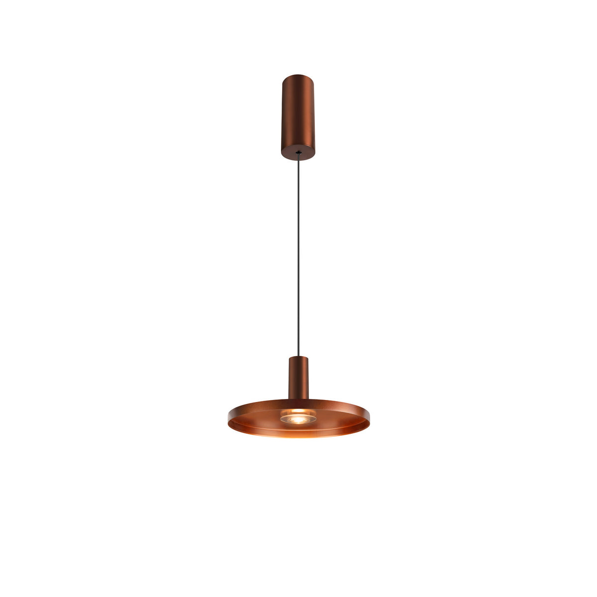 LALU®, Pendelleuchte, Led Base, Mix&Match, 150 cm, 9.5 W, 3000 K, PHASE, bronze