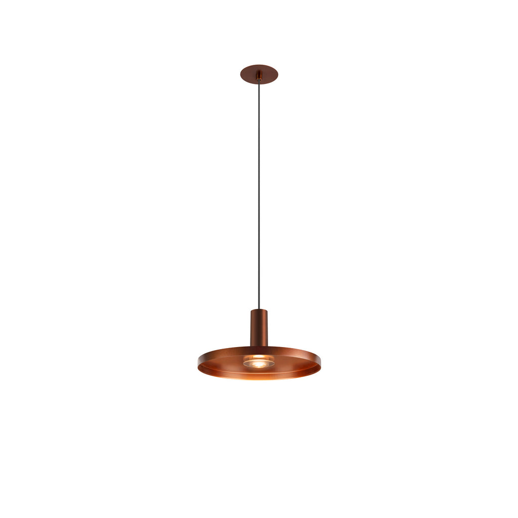 LALU®, Pendelleuchte, Led Base, Einbau, Mix&Match, 150 cm, 9.5 W, 3000 K, PHASE, bronze