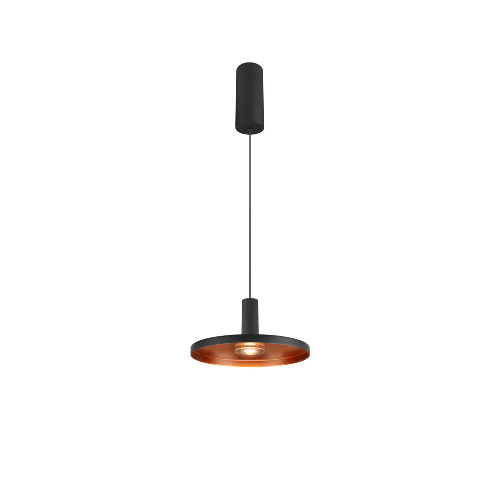 LALU®, Pendelleuchte, Led Base, Mix&Match, 150 cm, 9.5 W, 3000 K, PHASE, schwarz