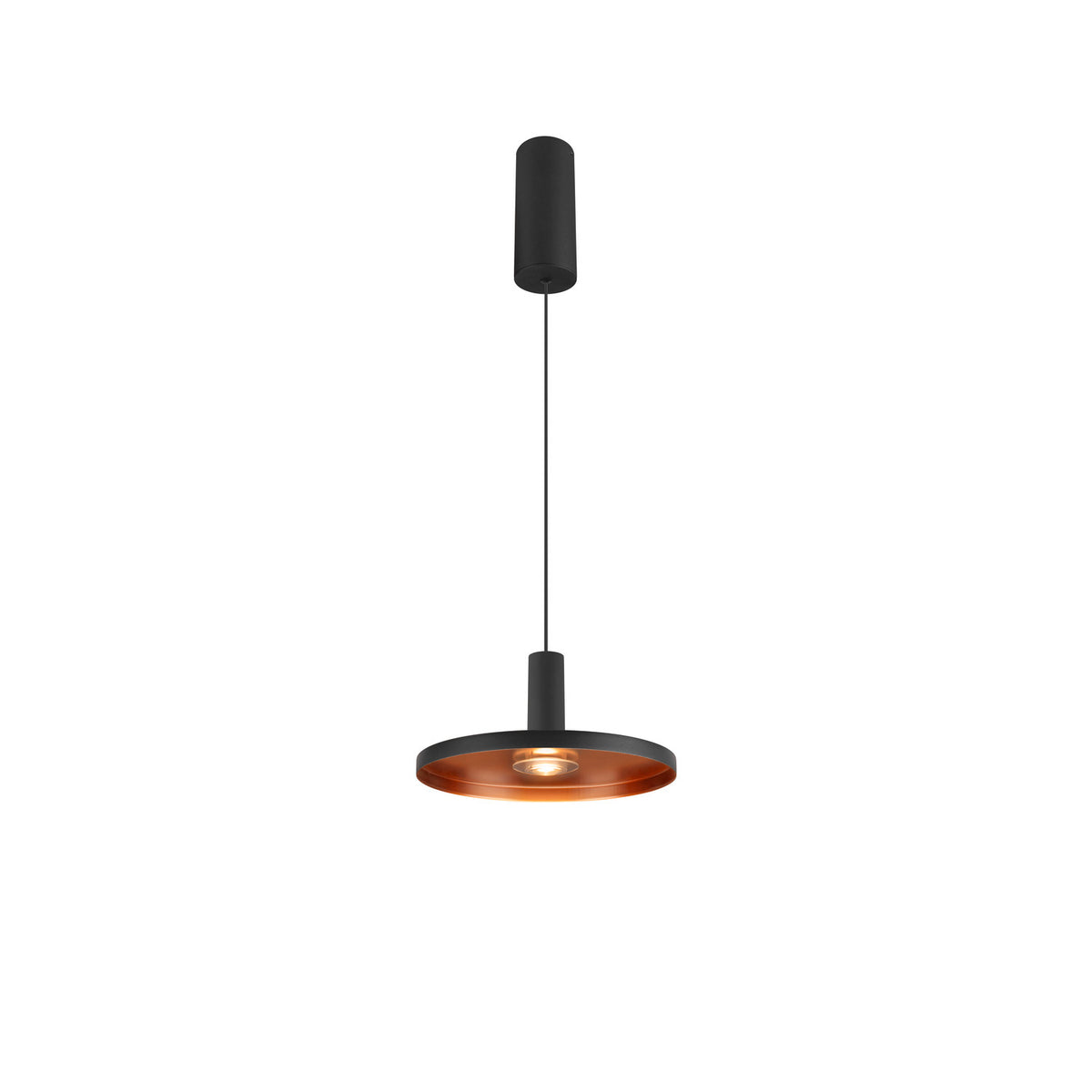 LALU®, Pendelleuchte, Led Base, Mix&Match, 150 cm, 9.5 W, 3000 K, PHASE, schwarz