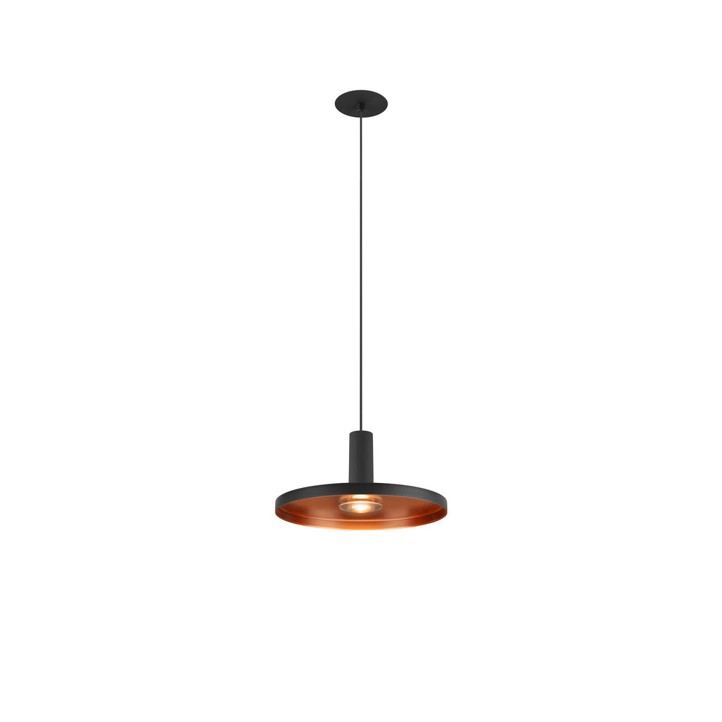 LALU®, Pendelleuchte, Led Base, Einbau, Mix&Match, 150 cm, 9.5 W, 3000 K, PHASE, schwarz