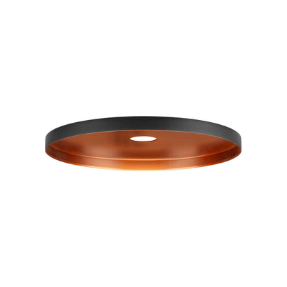 LALU® PLATE 22, Leuchtenschirm, Mix&Match, H:1.5 cm, schwarz