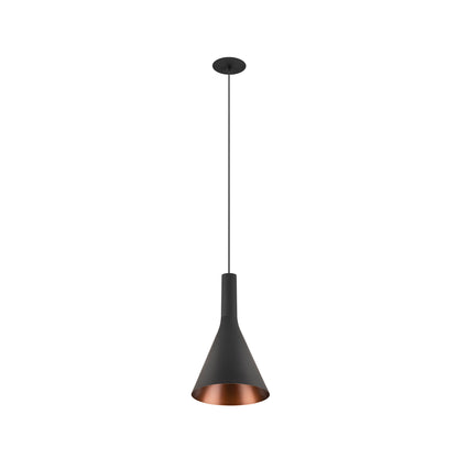 LALU® CONE 15, Leuchtenschirm, Mix&Match, H:17 cm, schwarz