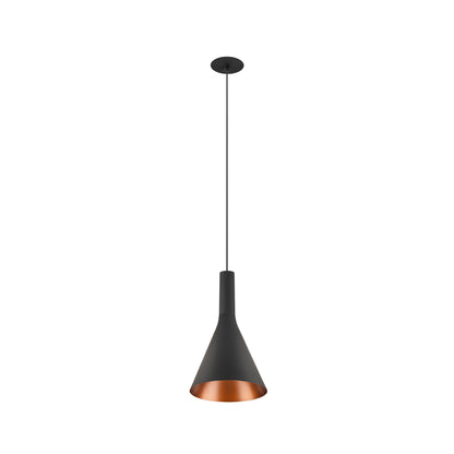 LALU® CONE 15, Leuchtenschirm, Mix&Match, H:17 cm, schwarz