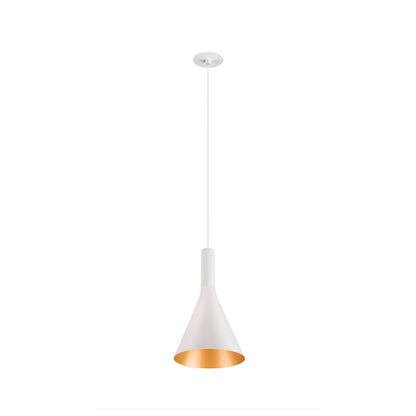 LALU® CONE 15, Leuchtenschirm, Mix&Match, H:17 cm, weiß