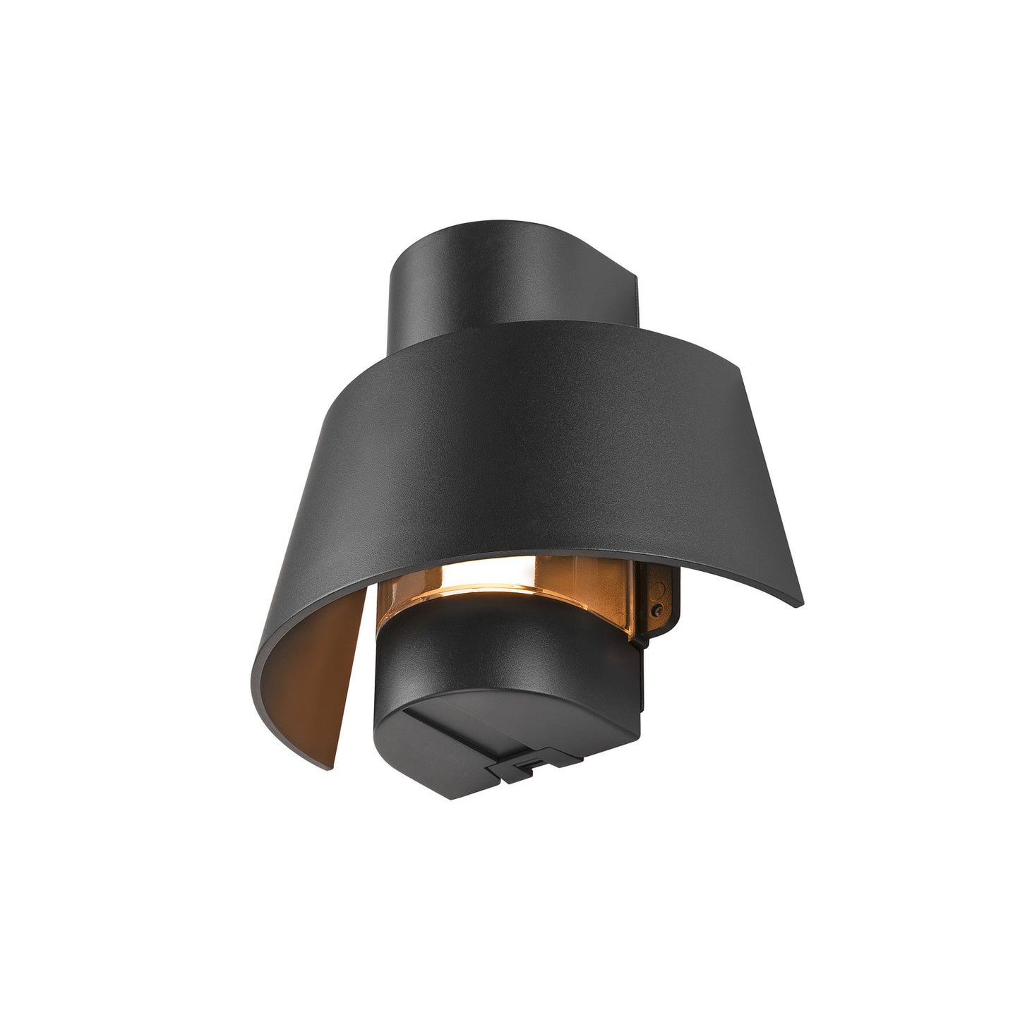 PHOTONI, Wandaufbauleuchte, konisch, 1x max. 13 W, E27, schwarz