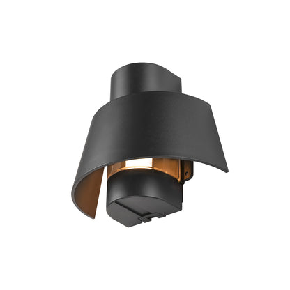 PHOTONI, Wandaufbauleuchte, konisch, 1x max. 13 W, E27, schwarz