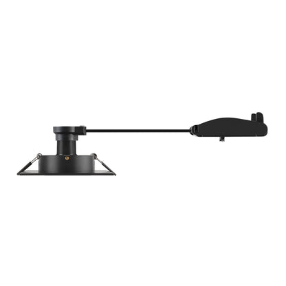 NEW TRIA® 75 XL, Deckeneinbauleuchte, quadratisch, max. 10 W, GU10, schwarz