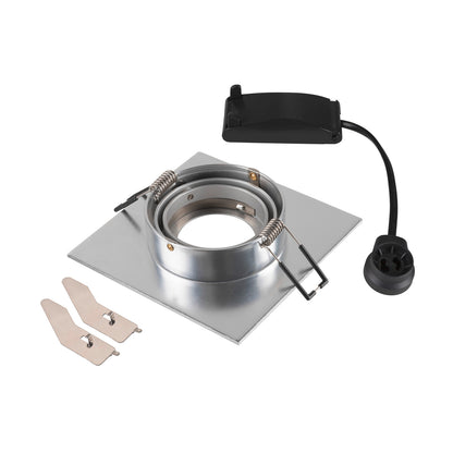 NEW TRIA® 75 XL, Deckeneinbauleuchte, quadratisch, max. 10 W, GU10, aluminium