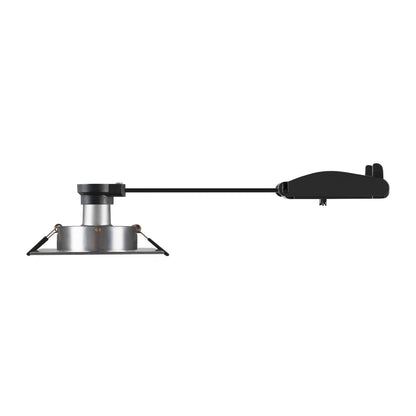 NEW TRIA® 75 XL, Deckeneinbauleuchte, quadratisch, max. 10 W, GU10, aluminium