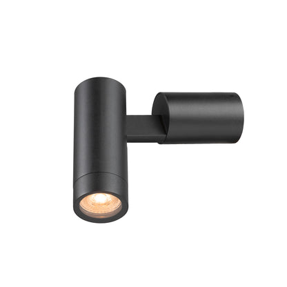 S-TUBE, Wandaufbauleuchte, rund, 1x max. 10 W GU10, schwarz